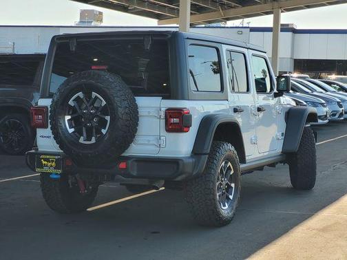 Bright White Clearcoat 2025 Jeep Wrangler 4xe Rubicon