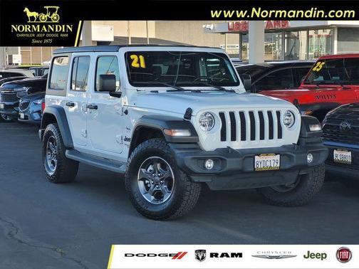 Bright White Clearcoat 2021 Jeep Wrangler Unlimited Sport