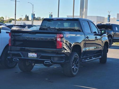 Black 2025 Chevrolet Silverado 1500 Custom Trail Boss