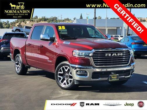Delmonico Red Pearlcoat 2025 RAM 1500 Laramie