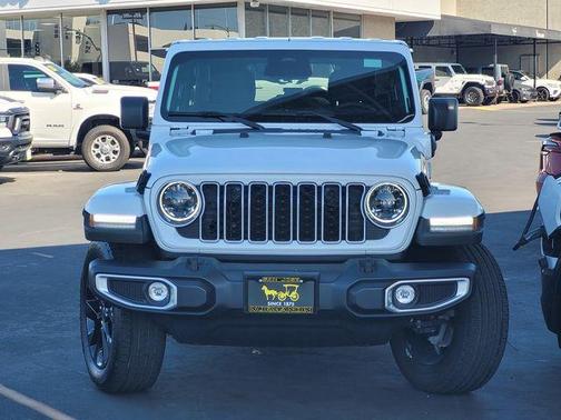 Bright White Clearcoat 2025 Jeep Wrangler 4xe Sahara