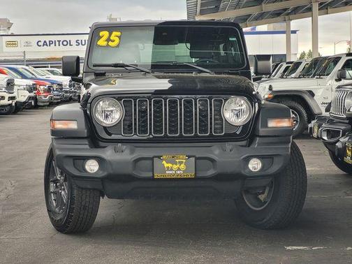 Black Clearcoat 2025 Jeep Wrangler Sport