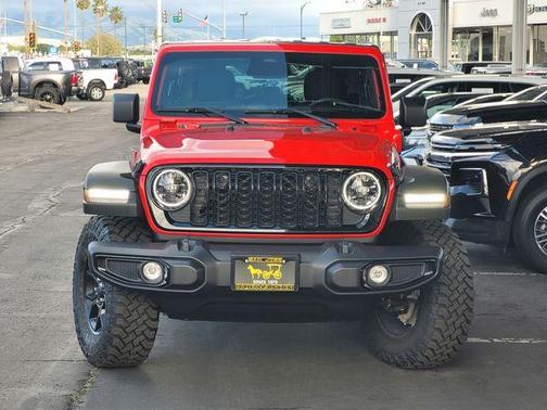 Firecracker Red Clearcoat 2025 Jeep Wrangler 4xe Sport