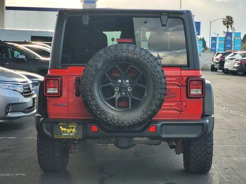 Firecracker Red Clearcoat 2025 Jeep Wrangler 4xe Sport