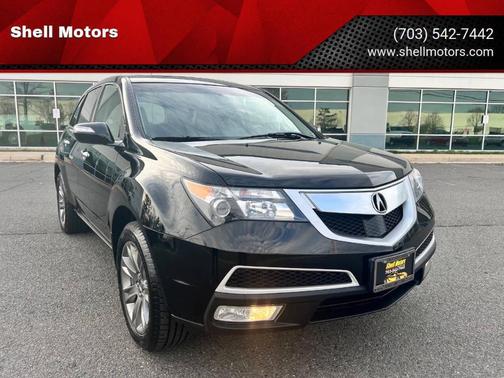 Crystal Black Pearl 2011 Acura MDX 3.7L Advance