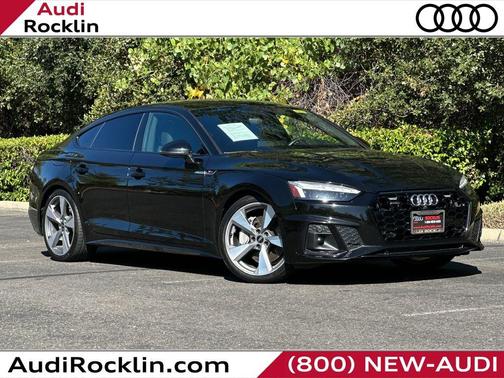 Mythos Black Metallic 2021 Audi A5 45 S line Premium Plus