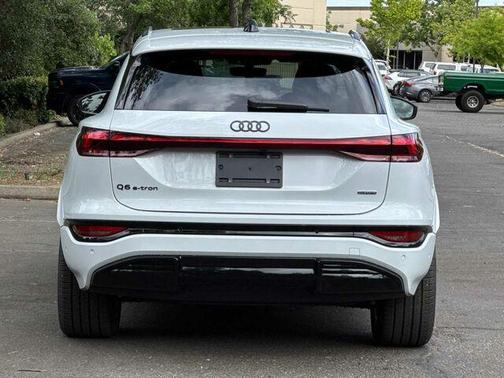 White 2027 Audi Q6 e-tron Premium Plus