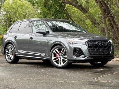 Gray 2026 Audi Q7 55 Prestige