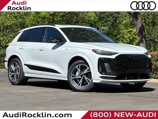 White 2027 Audi Q6 e-tron Premium Plus