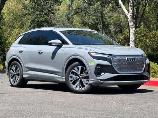 Pebble Gray 2023 Audi Q4 e-tron 40 Premium Plus