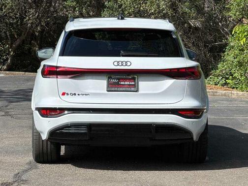 White 2027 Audi SQ6 e-tron Premium Plus