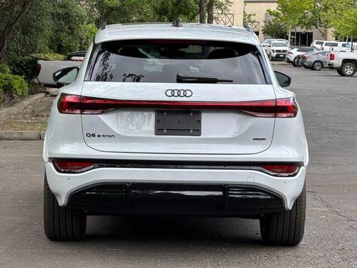 White 2027 Audi Q6 e-tron Premium Plus