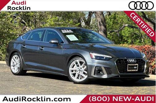 Daytona Gray Pearl Effect 2024 Audi A5 Sportback 45 S line quattro Premium