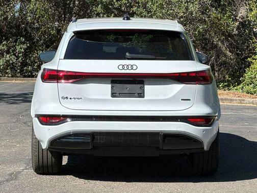 White 2027 Audi Q6 e-tron Premium Plus