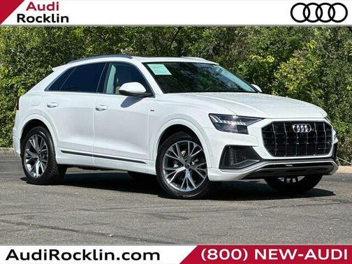 Carrara White 2023 Audi Q8 55 Premium Plus