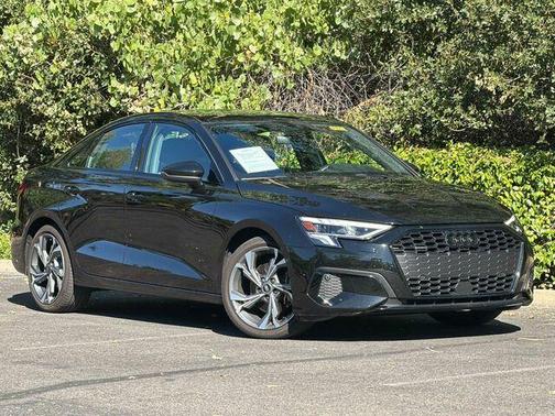Mythos Black Metallic 2023 Audi A3 40 Premium
