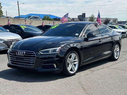 Mythos Black Metallic 2019 Audi A5 45 Premium