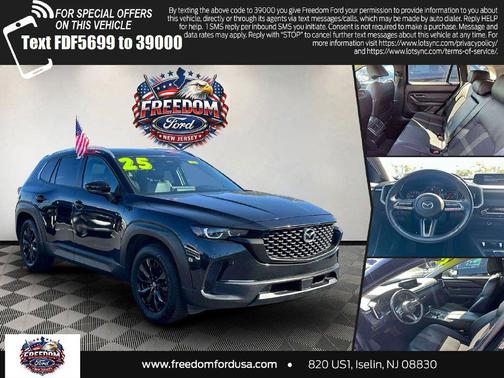 Jet Black Mica 2025 Mazda CX-50 2.5 S Preferred Package