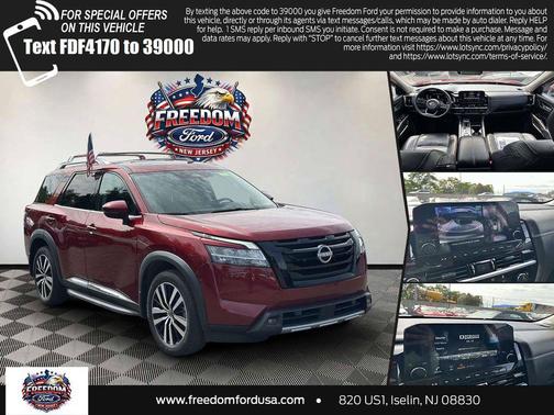 Scarlet Ember Tintcoat 2023 Nissan Pathfinder Platinum 4WD