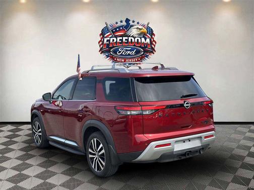 Scarlet Ember Tintcoat 2023 Nissan Pathfinder Platinum 4WD