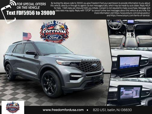 Carbonized Gray Metallic 2023 Ford Explorer ST-Line