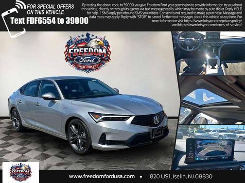 Lunar Silver Metallic 2024 Acura Integra A-SPEC Technology