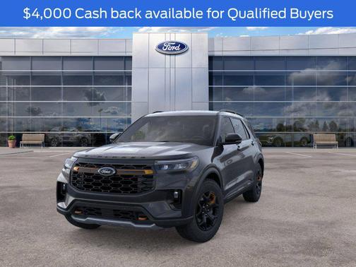 Agate Black Metallic 2026 Ford Explorer Tremor