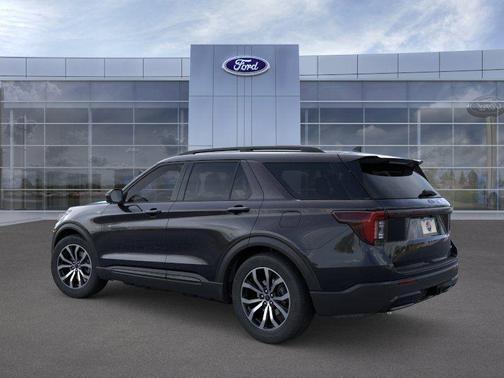 Agate Black Metallic 2026 Ford Explorer ST-Line