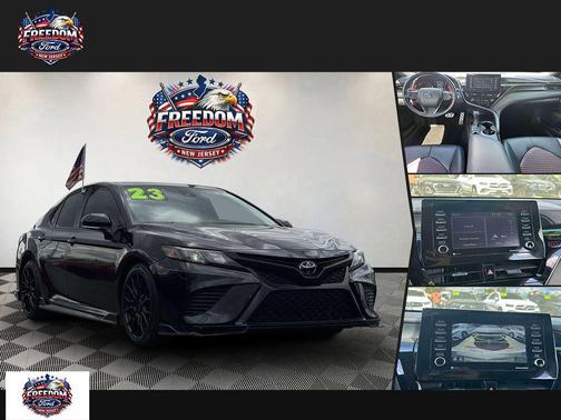 Midnight Black Metallic 2023 Toyota Camry TRD