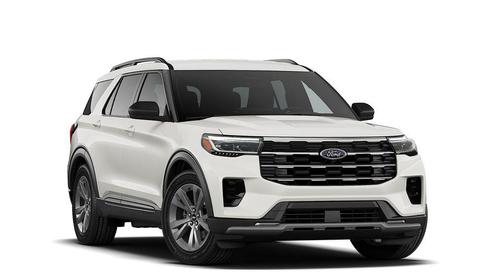 Star White Metallic Tri-Coat 2026 Ford Explorer Active