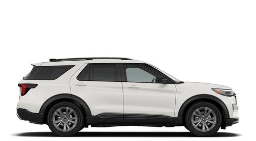 Star White Metallic Tri-Coat 2026 Ford Explorer Active