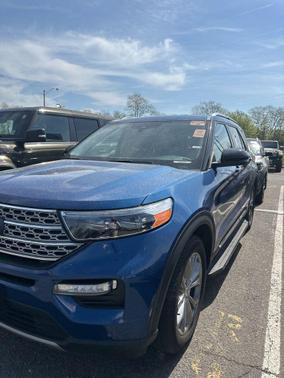 Atlas Blue Metallic 2023 Ford Explorer Limited