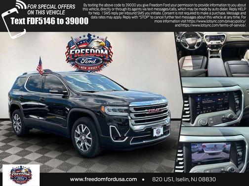 Ebony Twilight Metallic 2023 GMC Acadia AWD SLT