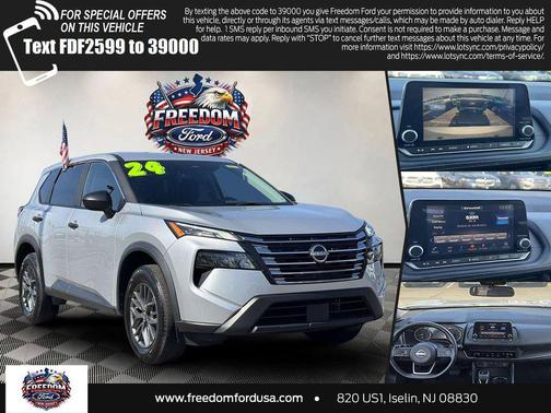 Brilliant Silver Metallic 2024 Nissan Rogue S