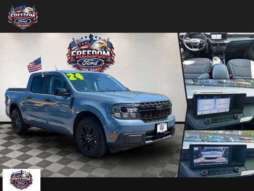 Azure Gray Metallic Tri-Coat 2024 Ford Maverick XLT