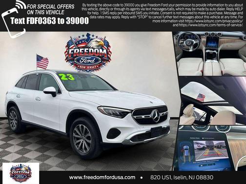White 2023 Mercedes-Benz GLC 300 4MATIC