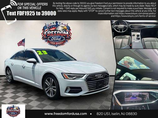 Glacier White Metallic 2023 Audi A6 45 Premium Plus