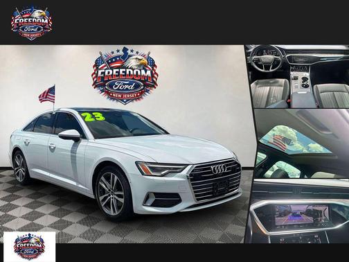 Glacier White Metallic 2023 Audi A6 45 Premium Plus