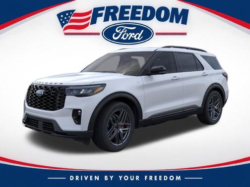 White Metallic 2026 Ford Explorer ST-Line 4WD