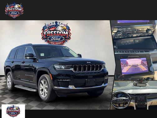 Diamond Black Crystal Pearlcoat 2022 Jeep Grand Cherokee L Limited