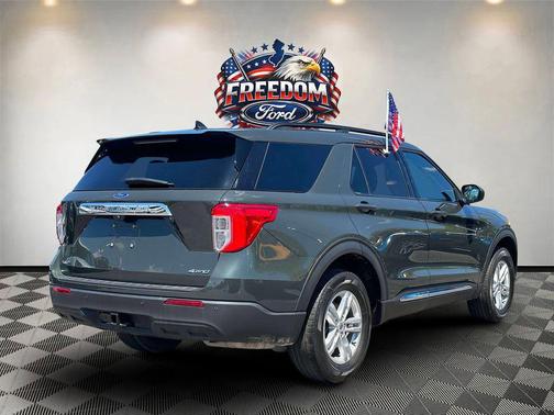 Forged Green Metallic 2023 Ford Explorer XLT