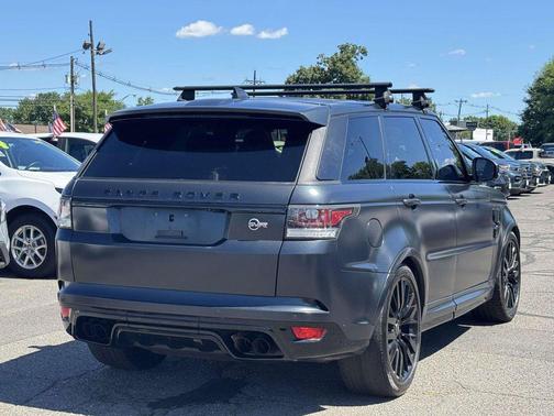 Black 2017 Land Rover Range Rover Sport 5.0L Supercharged SVR