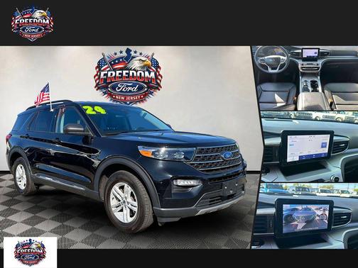 Black Metallic 2024 Ford Explorer XLT