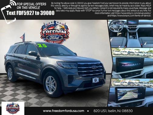 Gray Metallic 2025 Ford Explorer Active 4WD