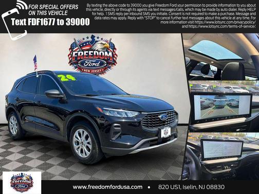 Agate Black Metallic 2024 Ford Escape Active