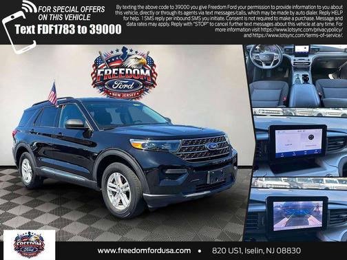Agate Black Metallic 2023 Ford Explorer XLT