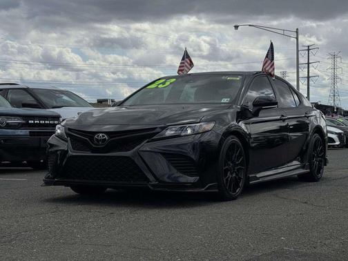 Midnight Black Metallic 2023 Toyota Camry TRD