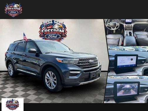 Stone Blue Metallic 2023 Ford Explorer XLT