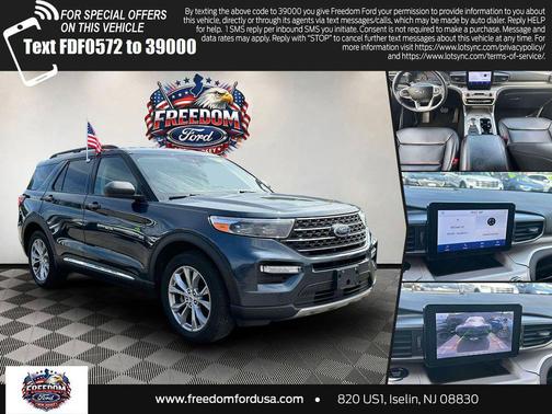 Stone Blue Metallic 2023 Ford Explorer XLT