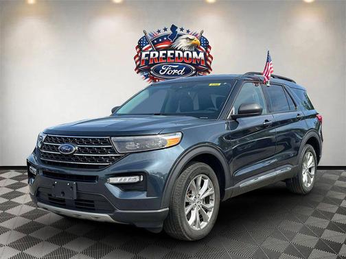 Stone Blue Metallic 2023 Ford Explorer XLT